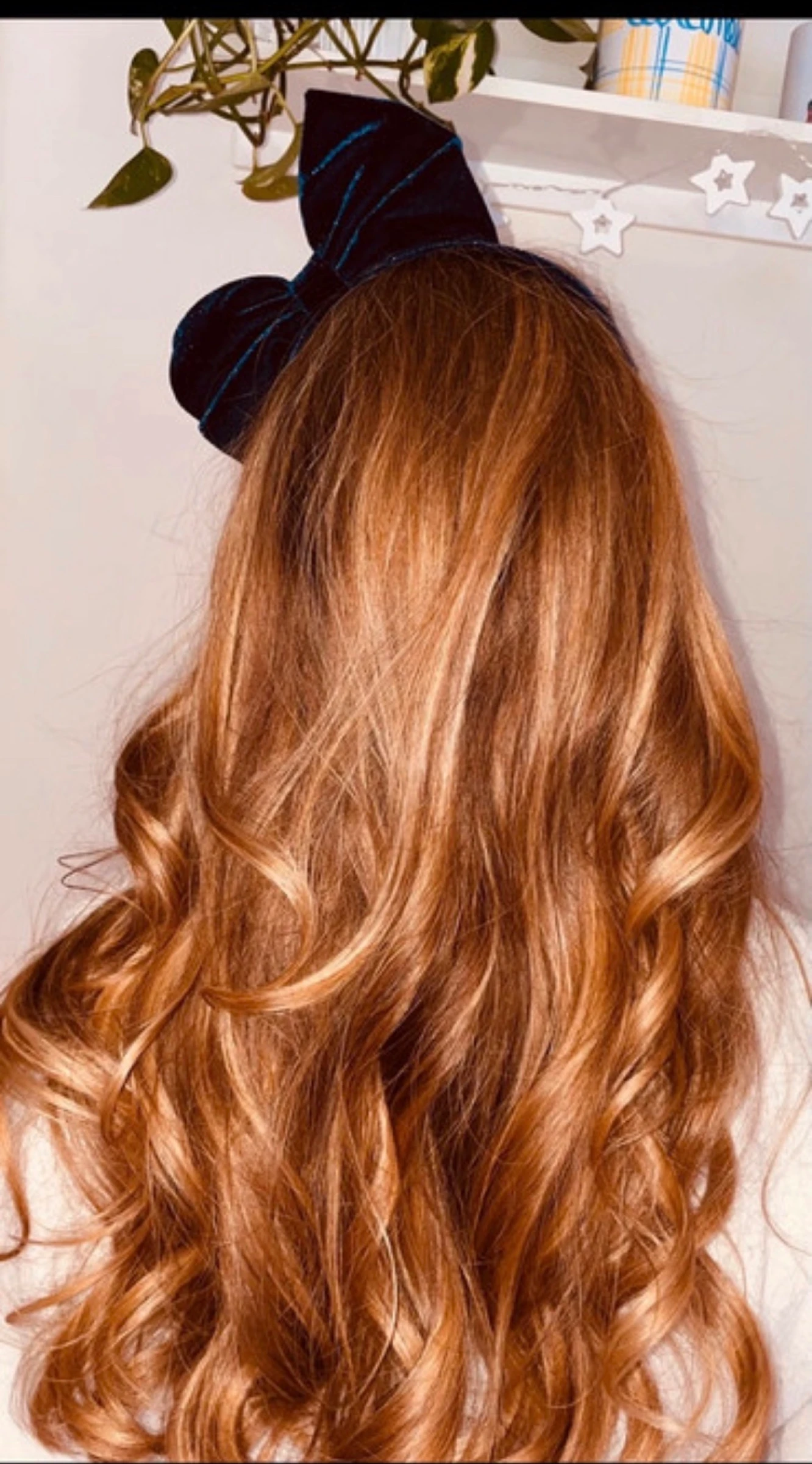 Fluweel diadeem met grote strik – photo 2